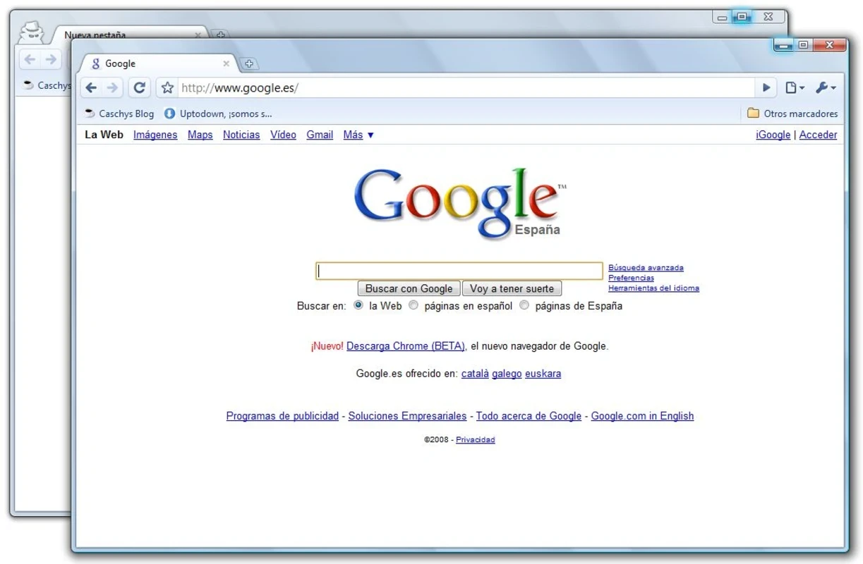 Google Chrome Portable – capture d'écran 2